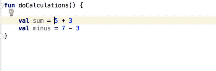Extract variable with ⌥ + ⌘ + V